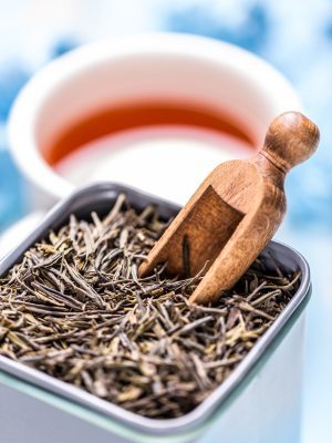 Dry tea leaves Silver Needle Tea